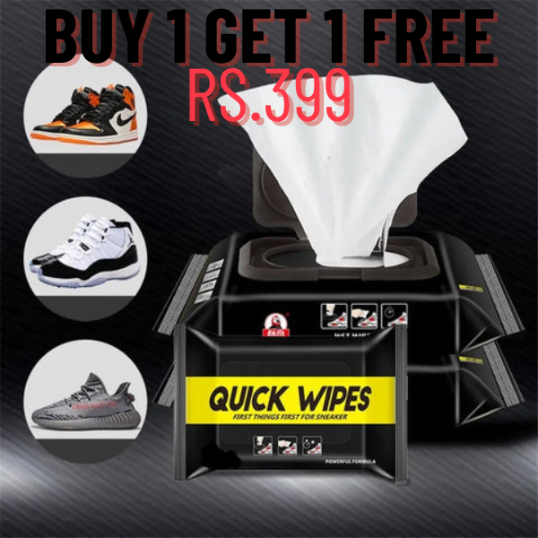 Sneaker & Shoe Cleaner Wipes(1 Packs of 80)